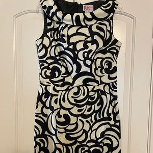 R & K Originals white and black dress.